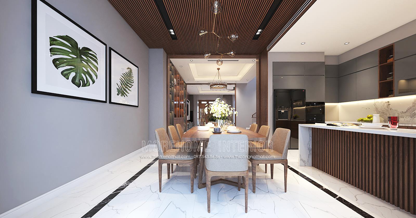 Thiết kế nội thất biệt thự hiện đại tại Vinh Nghệ An