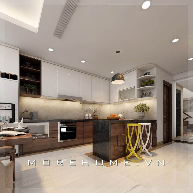 +10 Mẫu Thiết Kế Nội Thất Phòng Bếp (ĐẸP, TIỆN NGHI) | MOREHOME